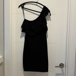 Black Vero Moda One Sleeve Dress